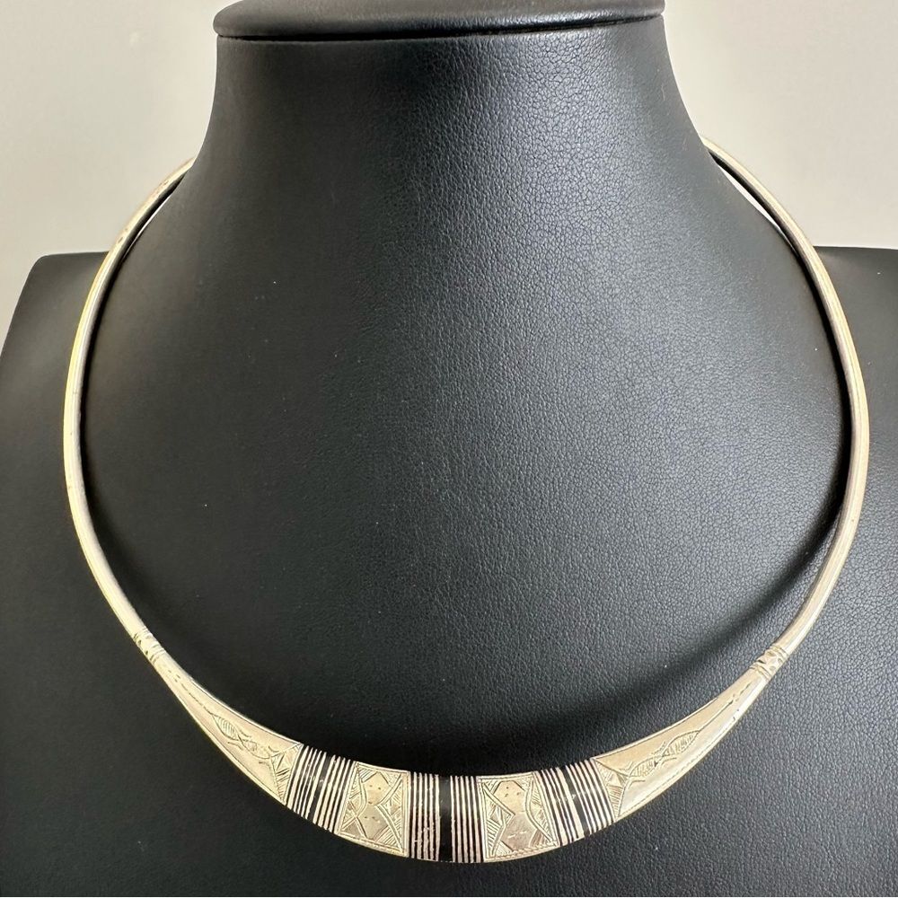 Metal Tuareg collar African necklace